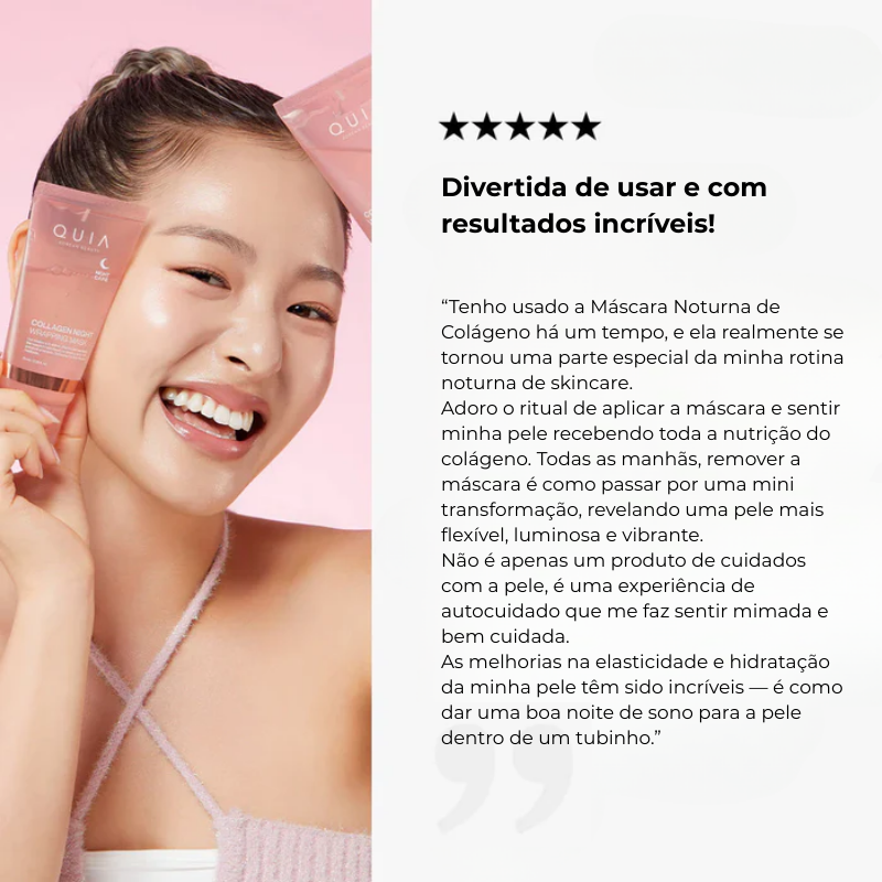 Máscara Noturna Reparadora com Colágeno